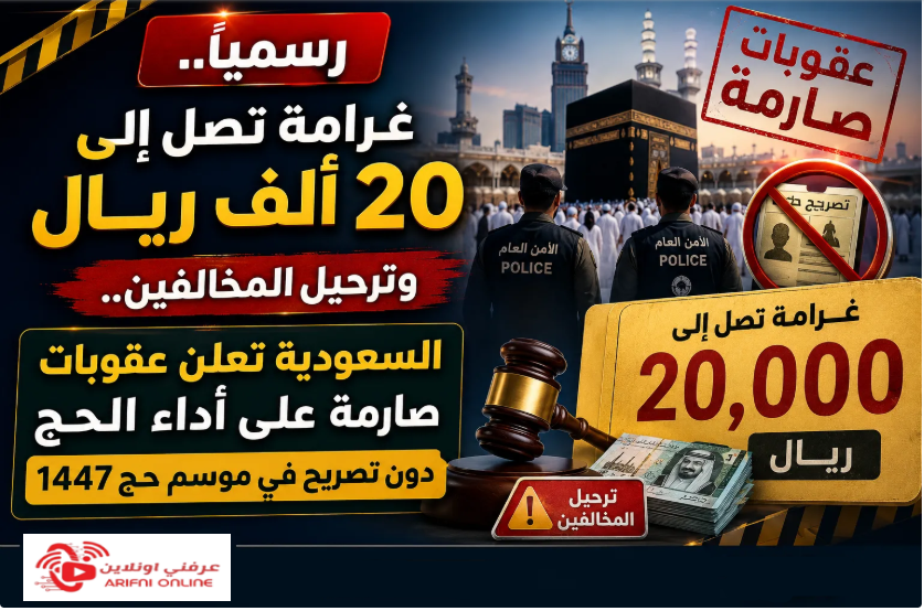 السعودية تضرب بيد من حديد قبل موسم الحج 1447.. غرامة 20 ألف ريال وترحيل فوري للمخالفين ومنع دخول المملكة 10 سنوات