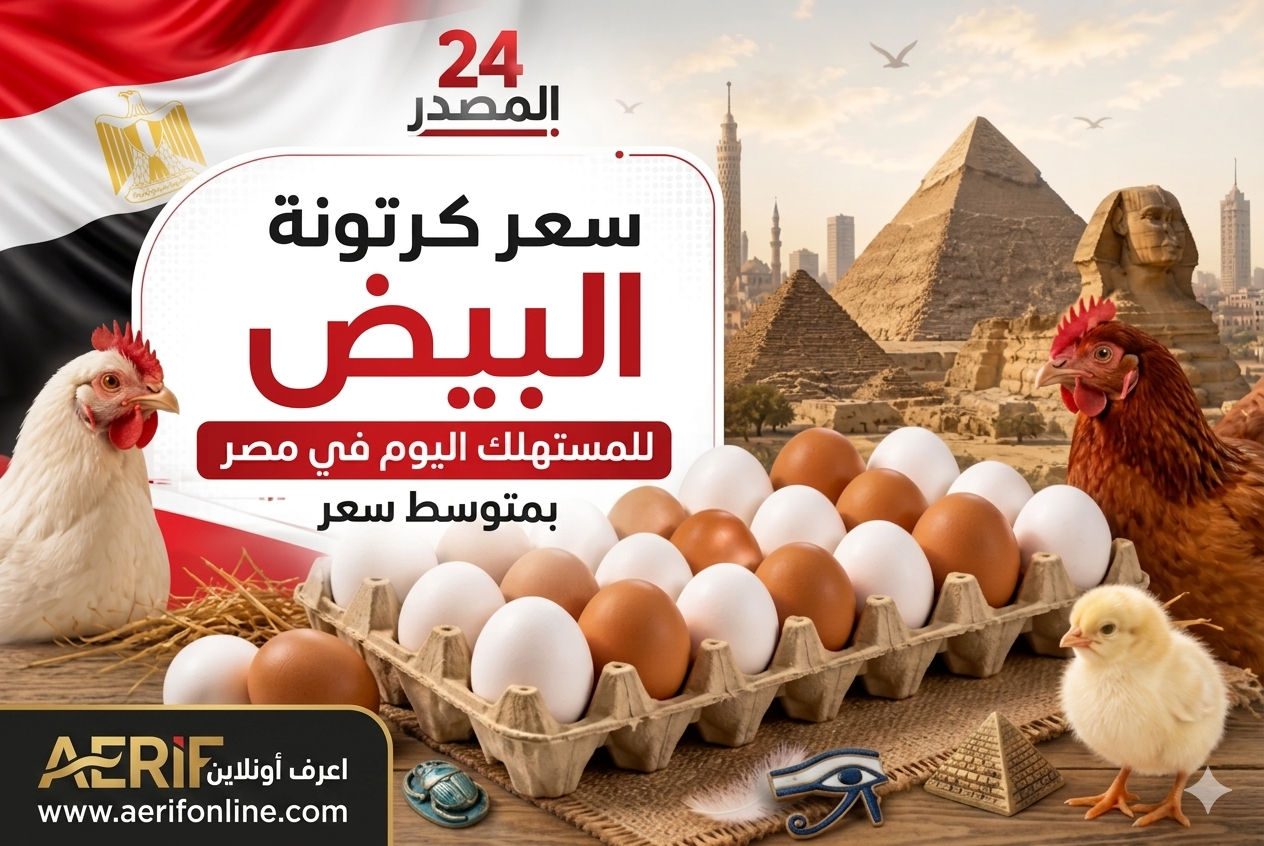 مفاجأة في أسعار البيض اليوم بمصر.. استقرار كرتونة البيض الأبيض والأحمر مع طفرة غير مسبوقة في إنتاج الدواجن